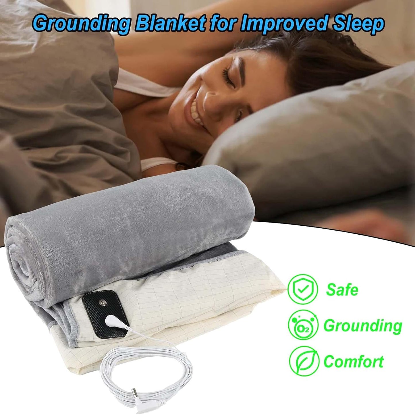 Grounding Soft Blanket,www.rejuvenationist.com