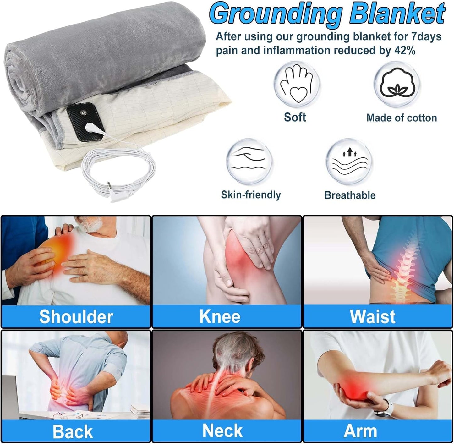 Grounding Soft Blanket,www.rejuvenationist.com